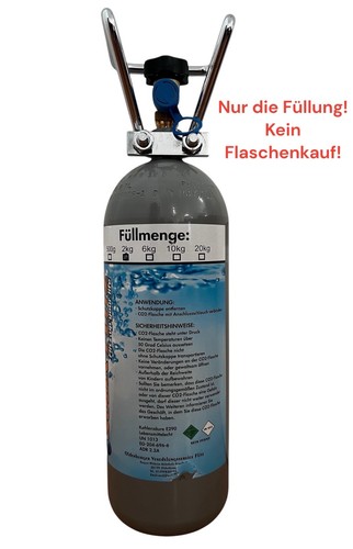 2kg co2 kohlensäure - 2kg, füllung