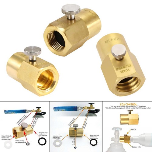 Co2 zylinder refill adapter - zylinder,